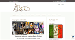 Desktop Screenshot of bethtefillahaz.org