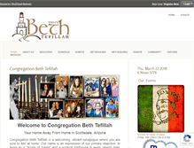 Tablet Screenshot of bethtefillahaz.org